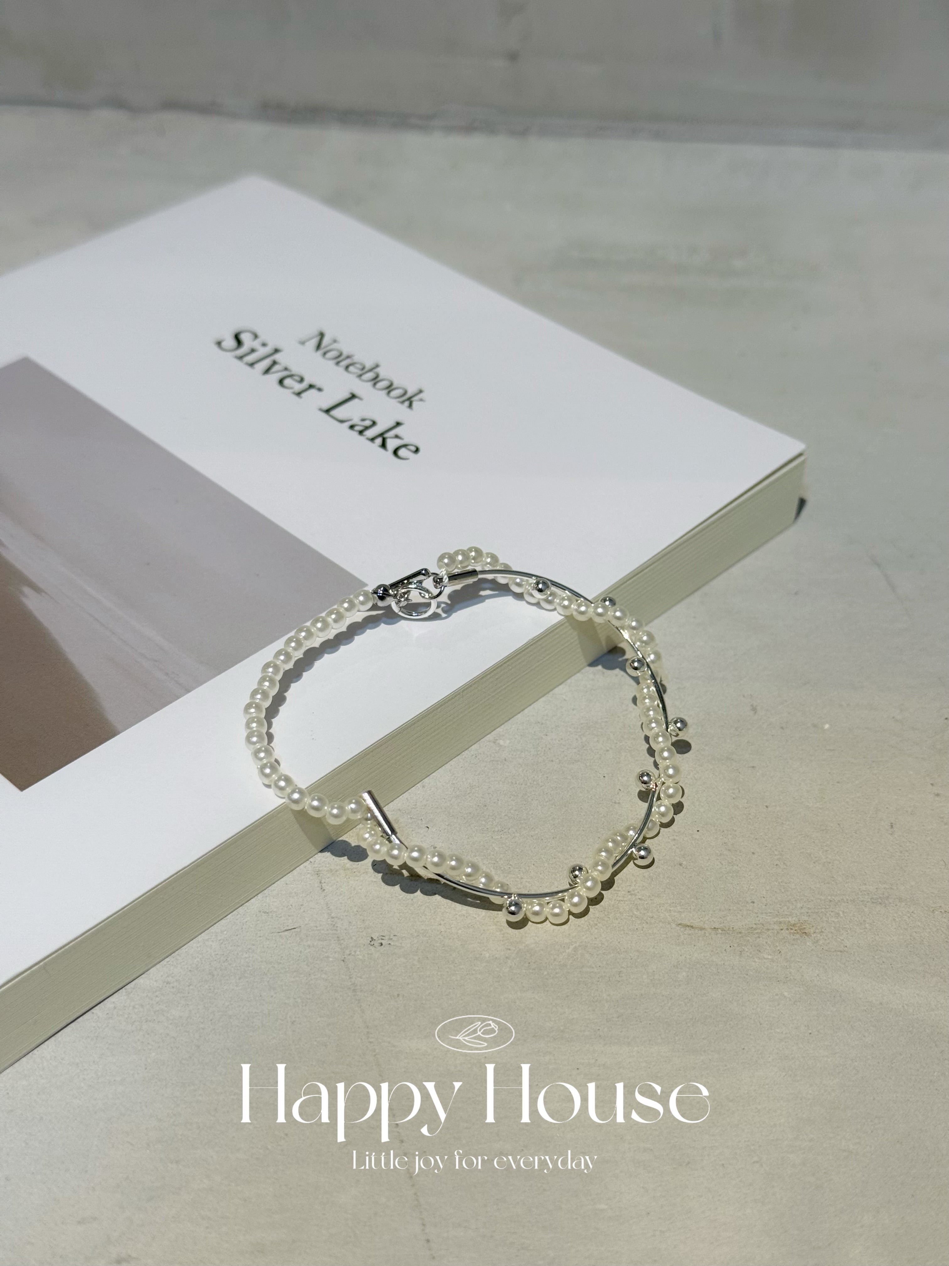 波浪珍珠手鏈￼￼