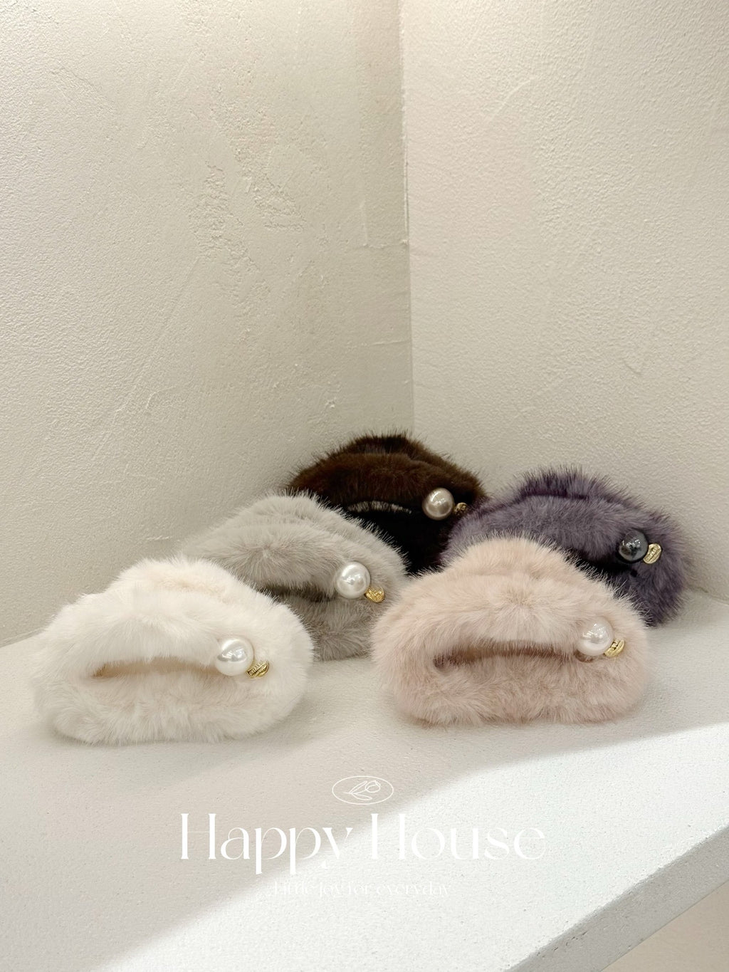 韓國5色珍珠抓夾