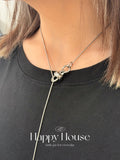2 way knot necklace