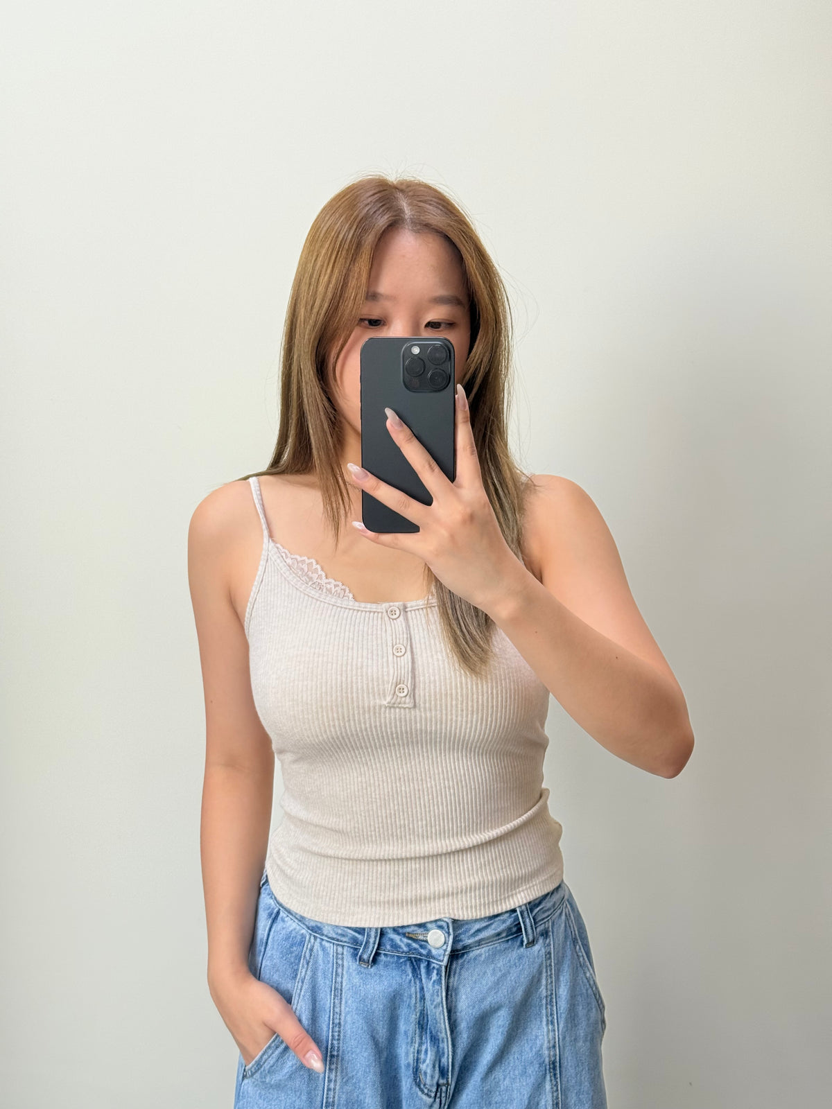 Lace邊 Bra top