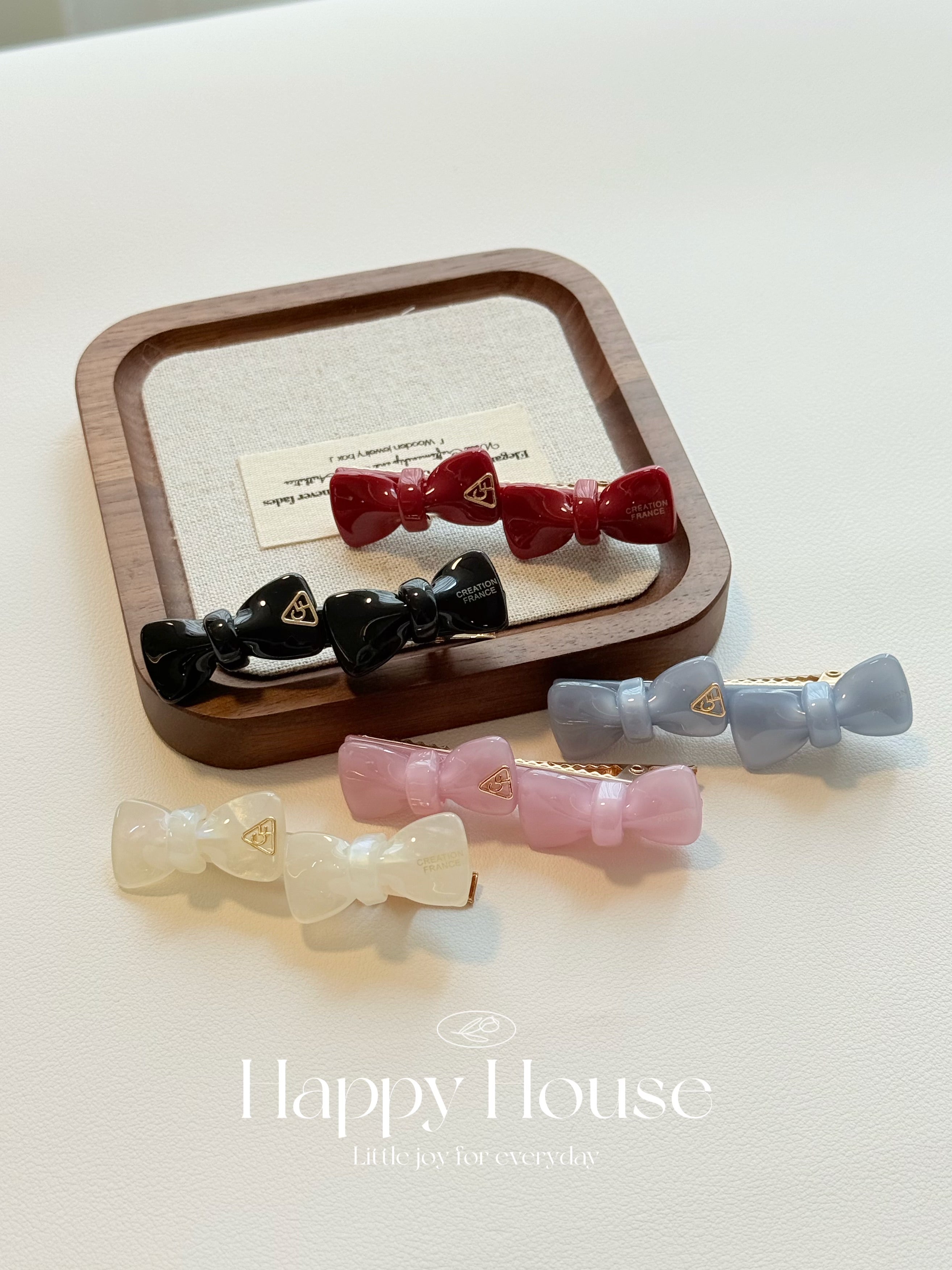 新款蝴蝶結鴨嘴夾￼￼