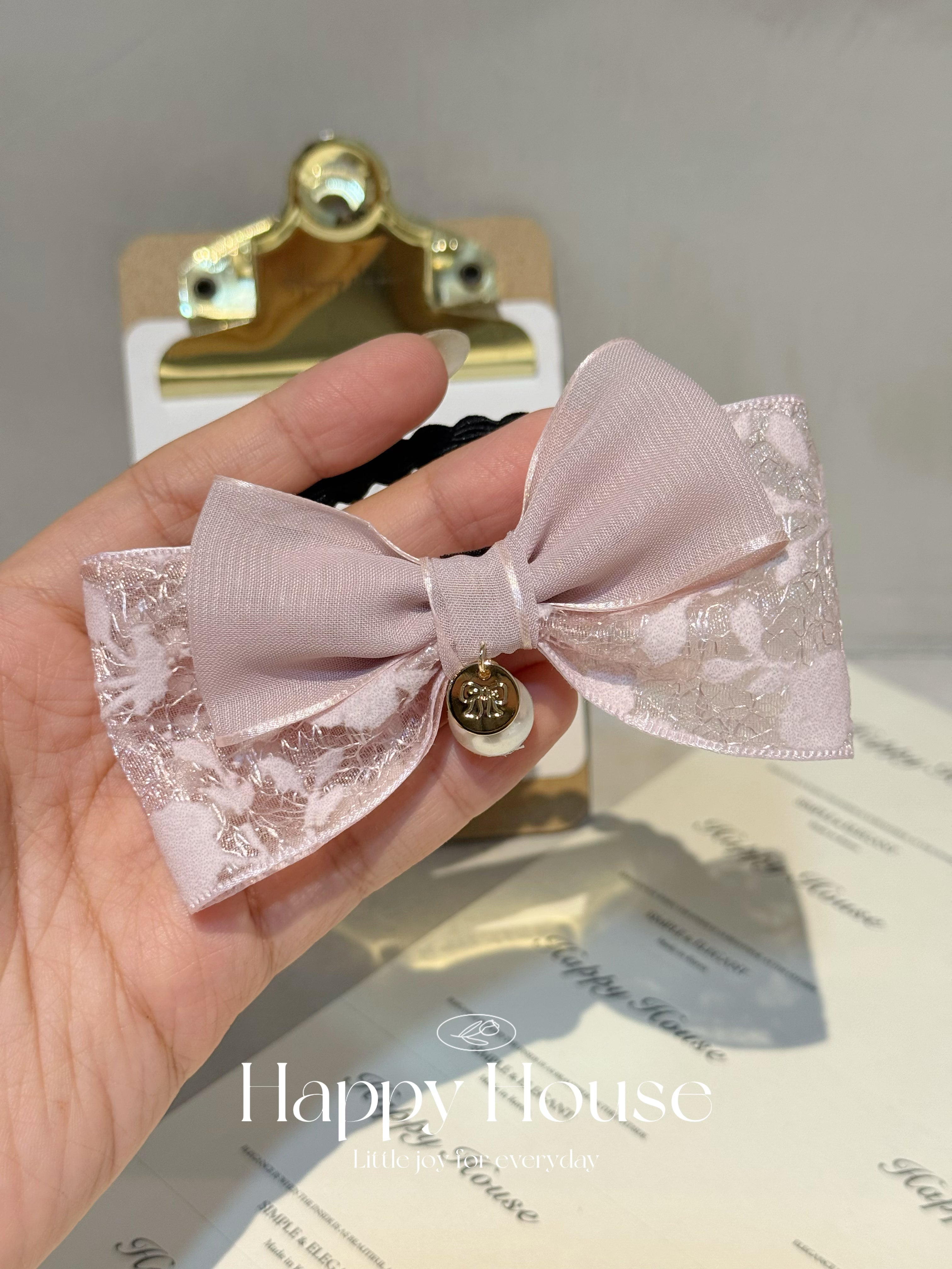 拼布蕾絲蝴蝶結橡筋