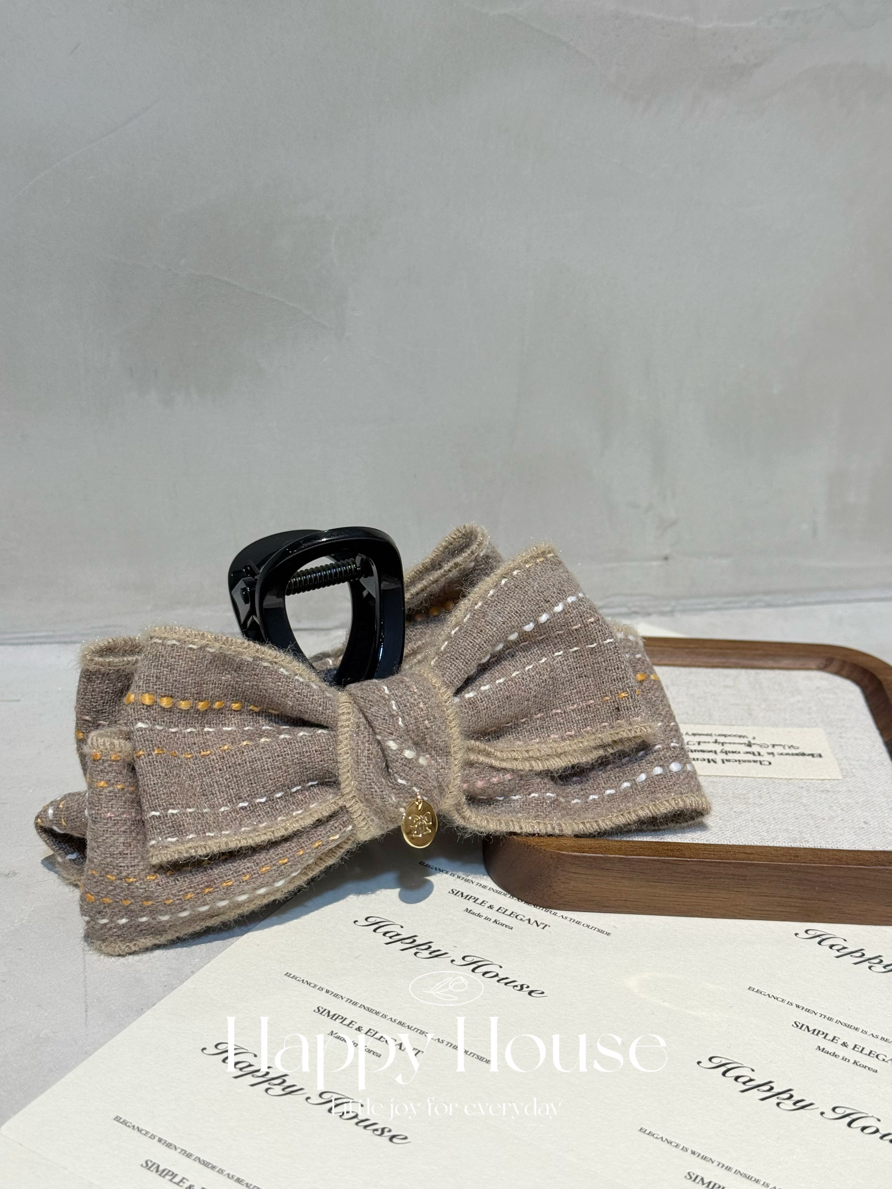 明線蝴蝶結抓夾