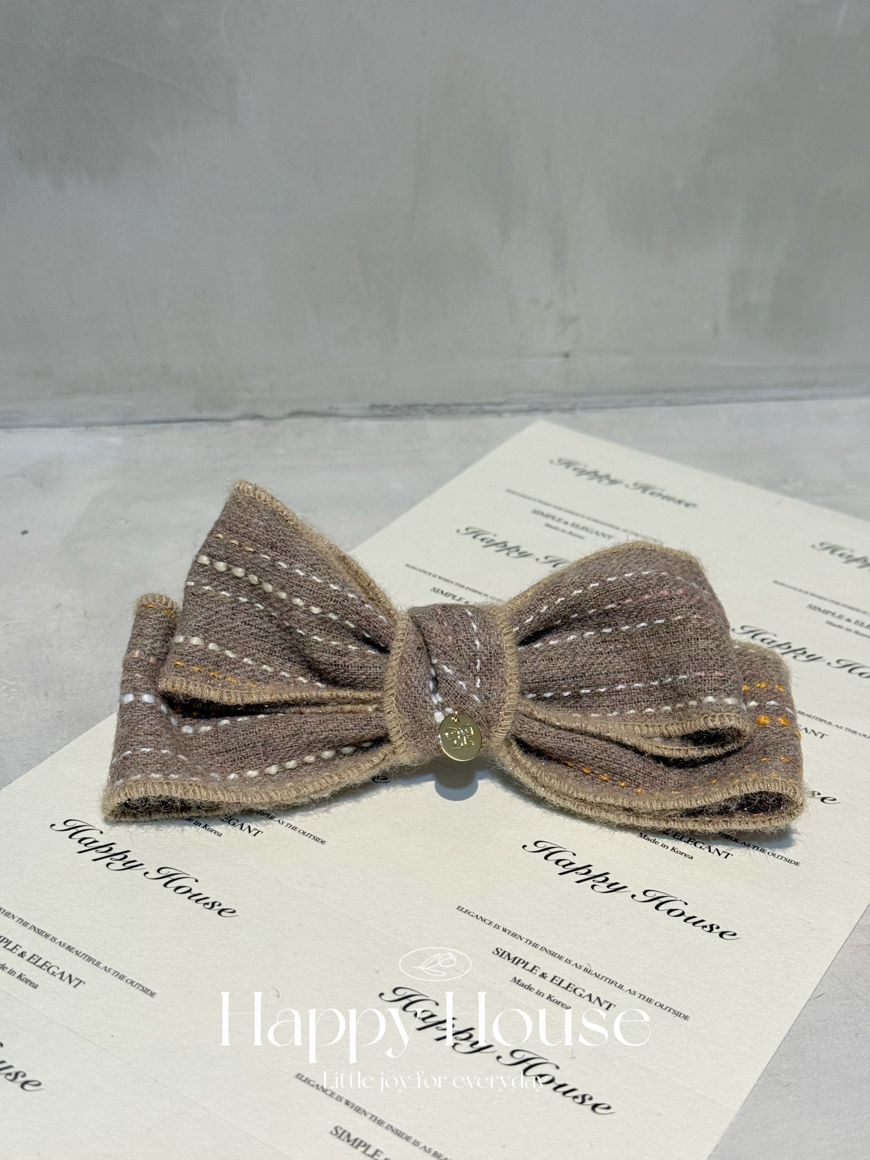 明線蝴蝶結彈弓夾