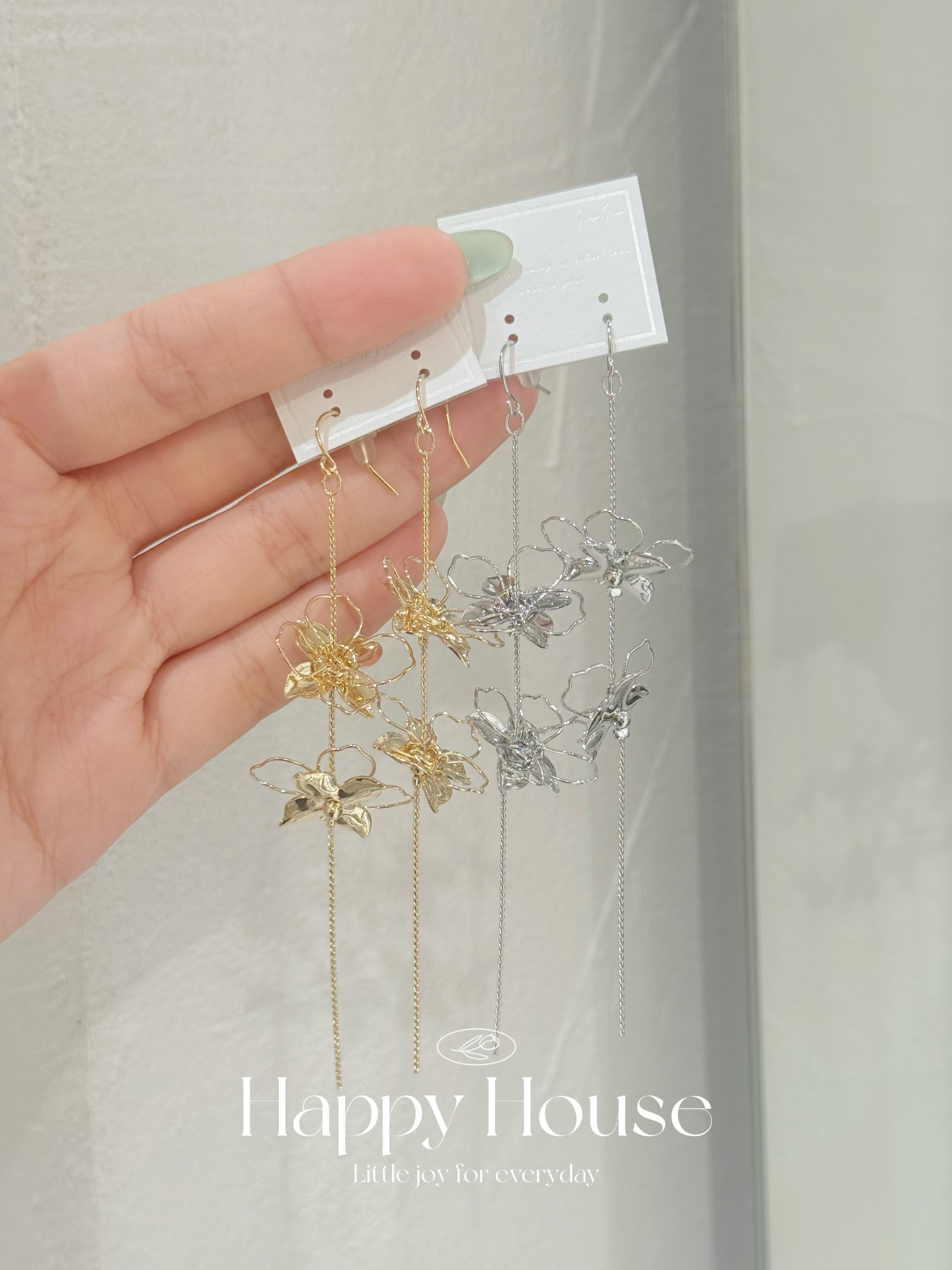 花花勾耳環