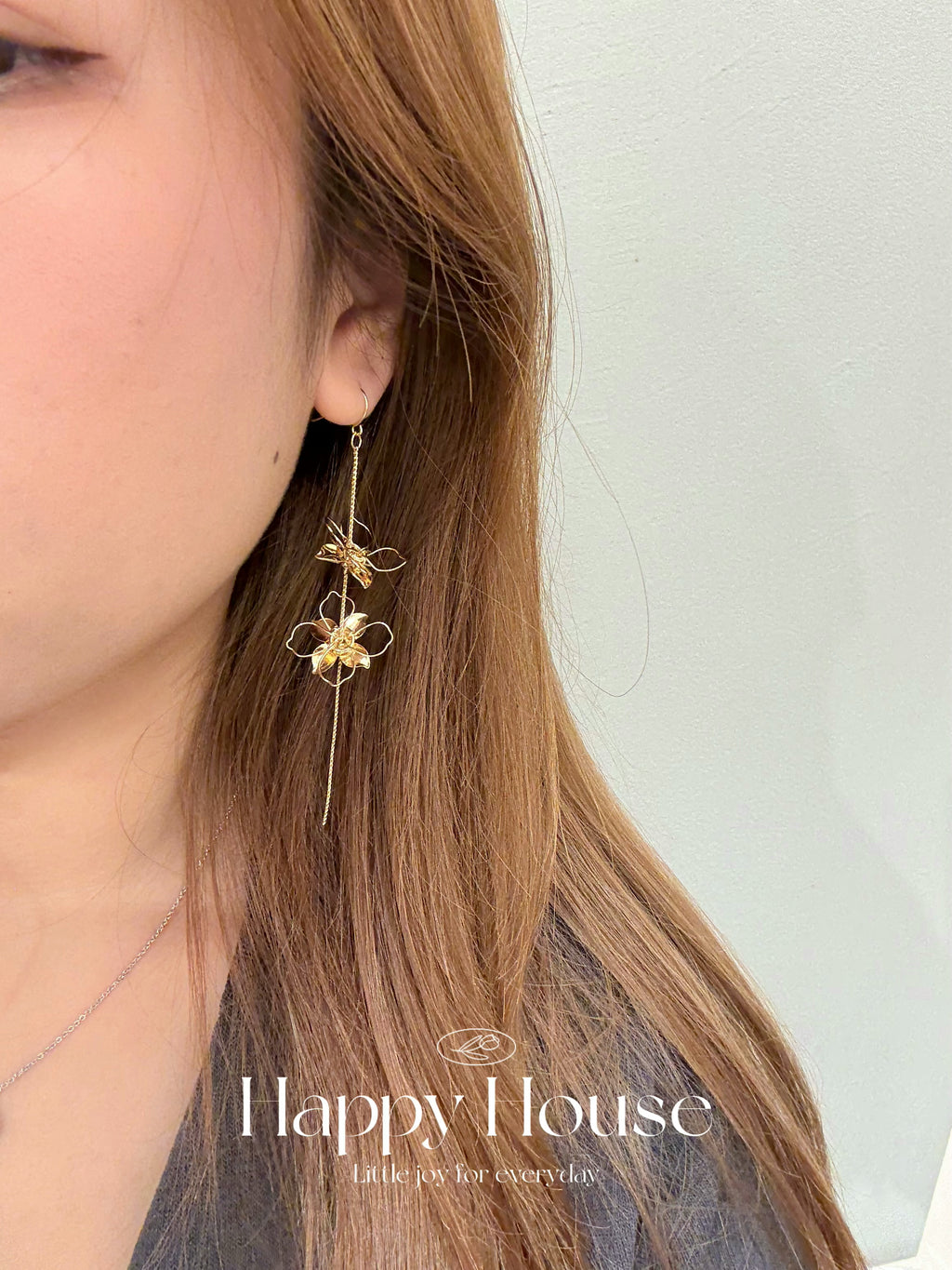 花花勾耳環