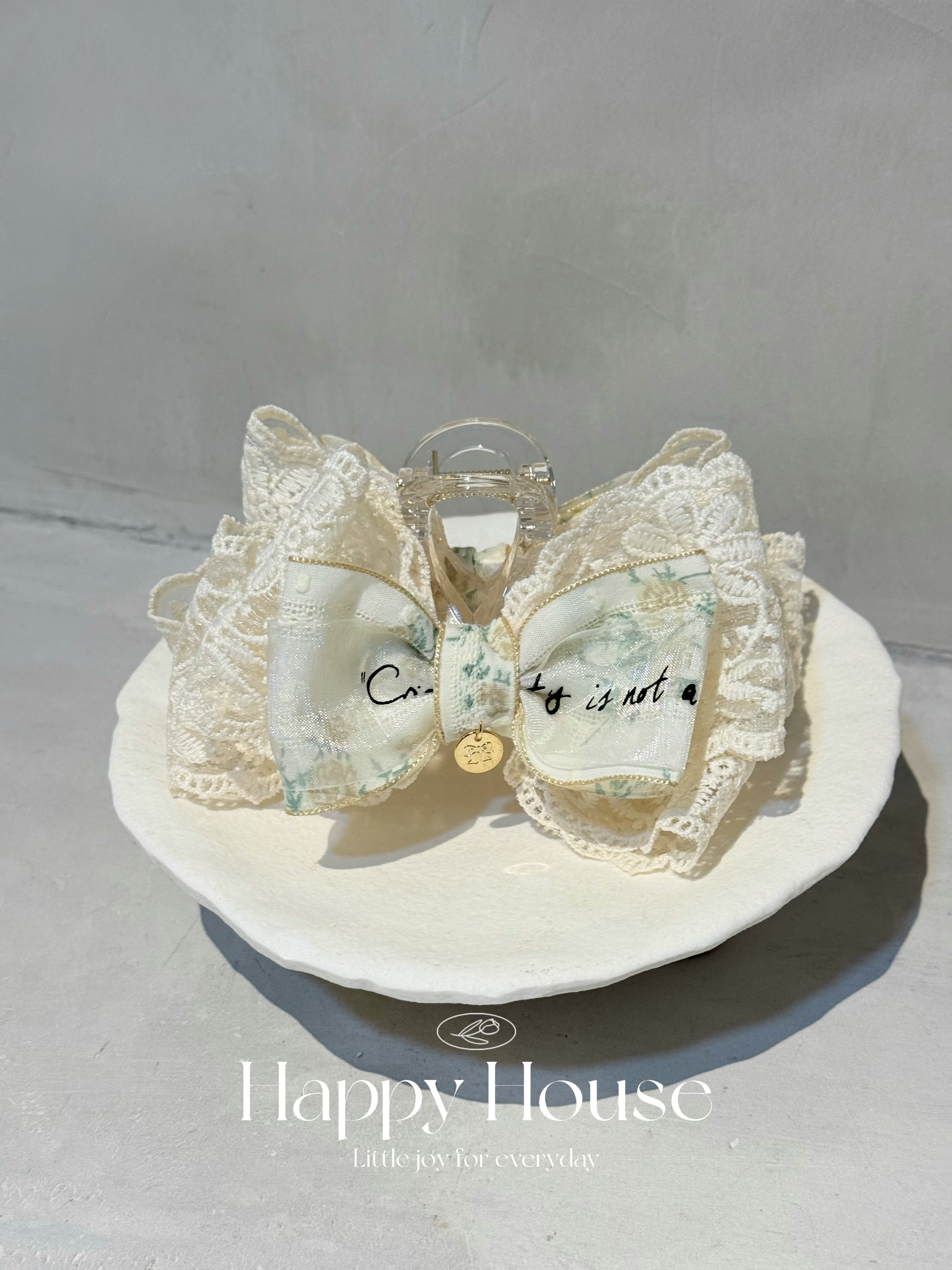 花紋lace拼布抓夾